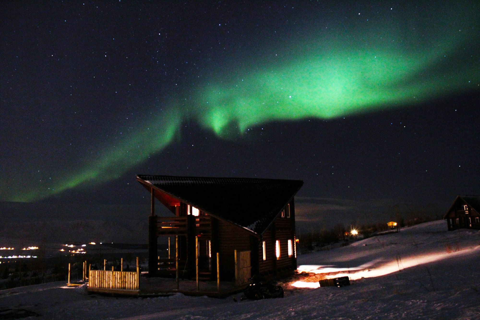 Akureyri Log Cabin Exterior foto